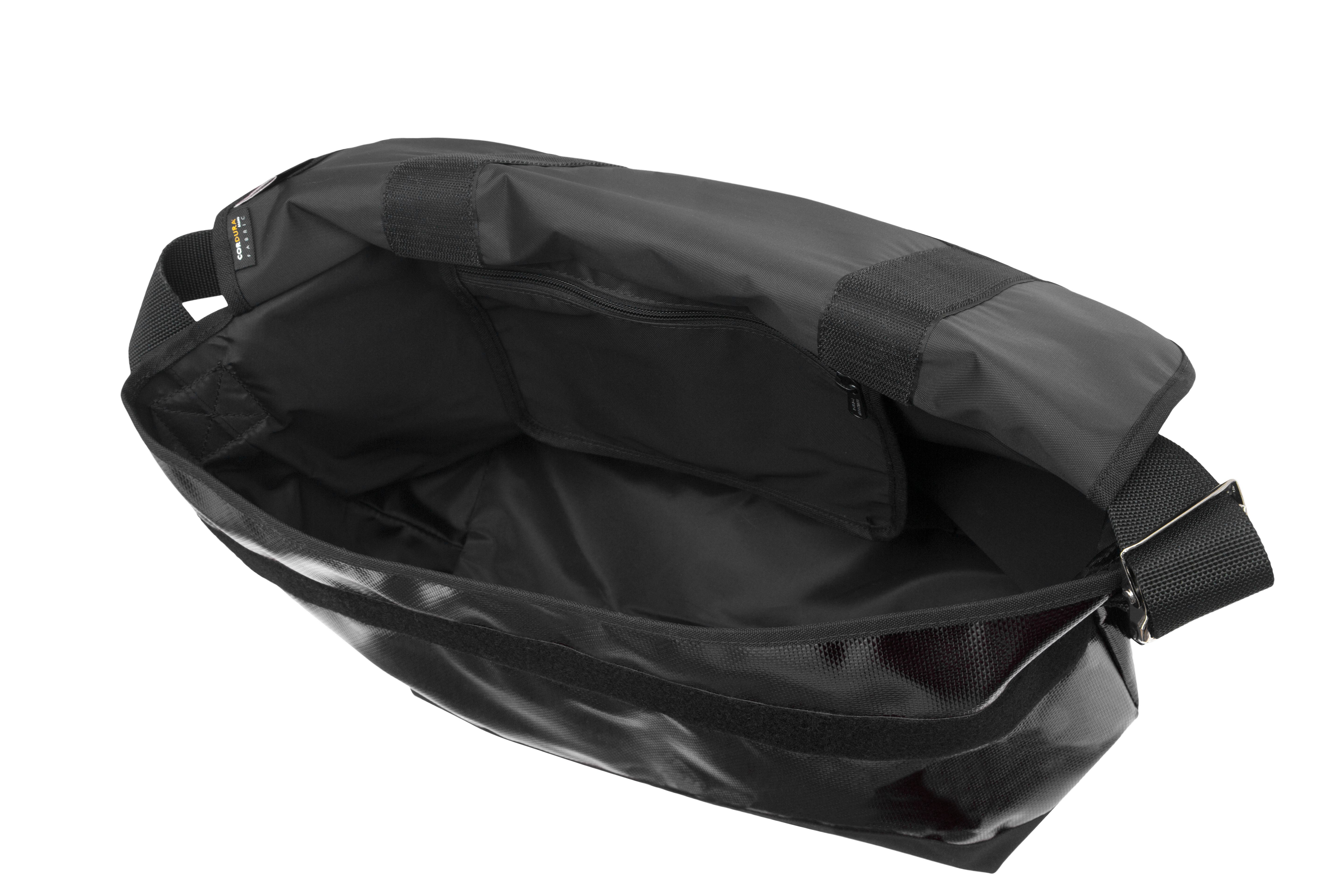 Vinyl Vintage Messenger Bag, Alternate, color, Black