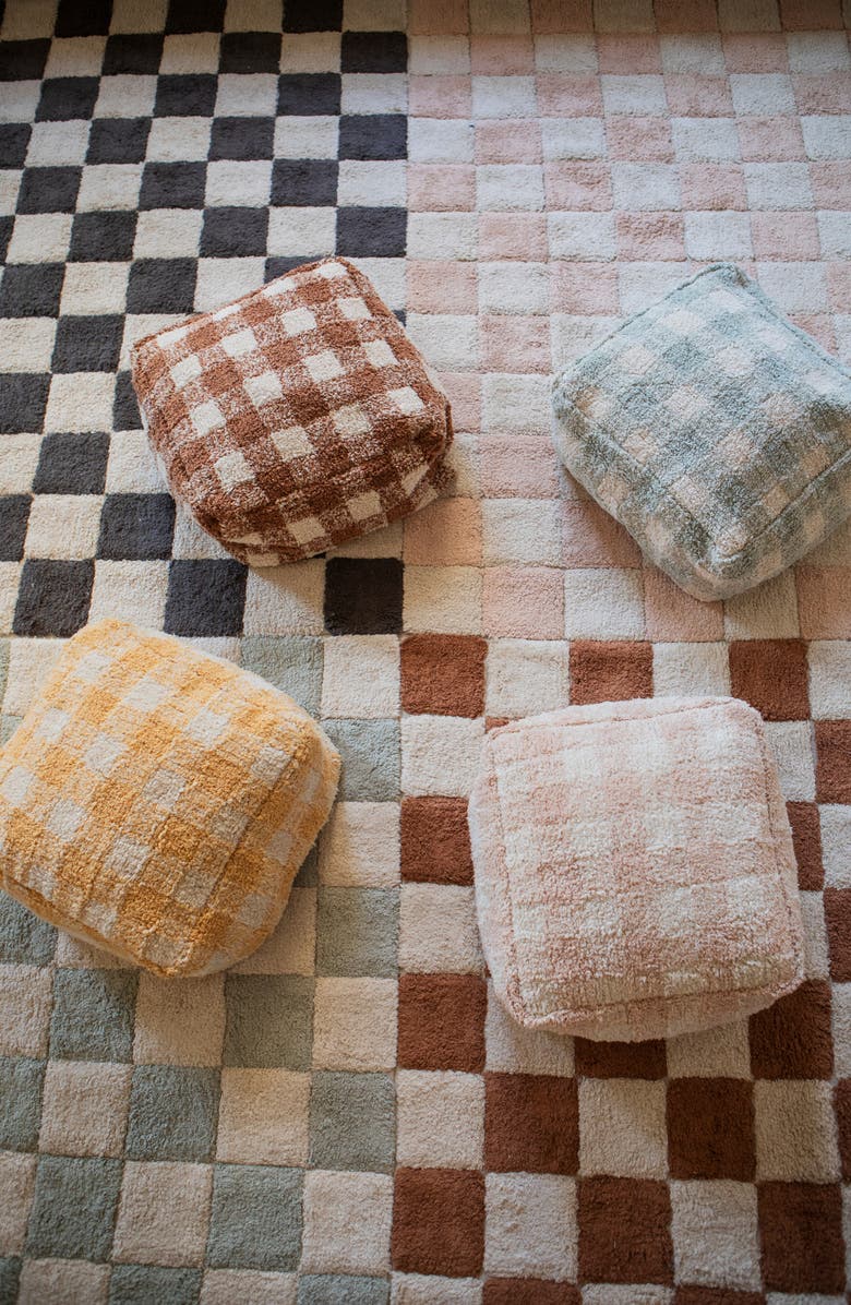 Lorena Canals Tiles Washable Cotton Blend Rug, Alternate, color, Rose