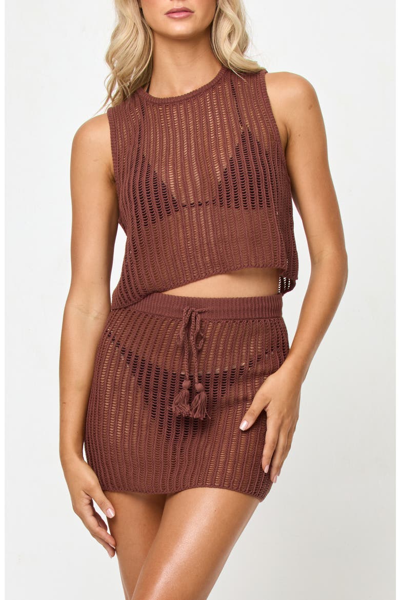 Sander Open Stitch Cover-Up Tank video