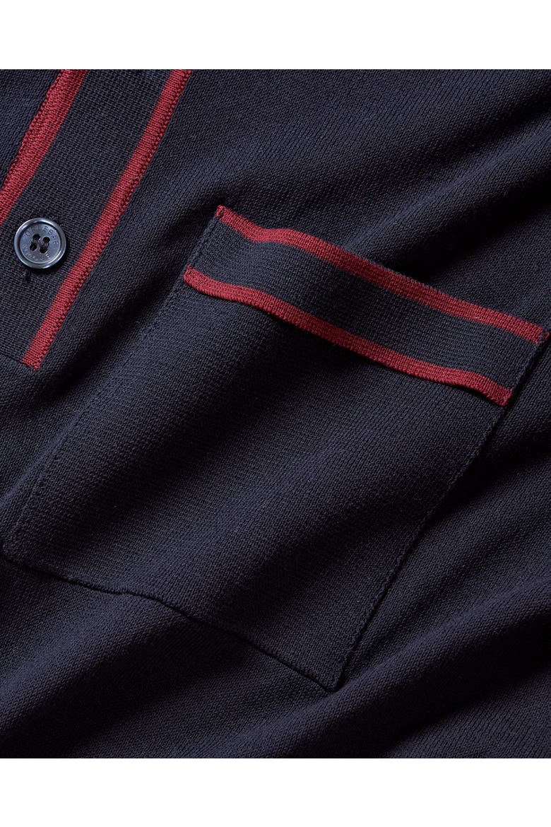 Keeling Tailored-Fit Polo Shirt, Alternate, color, Night Iris/Damson