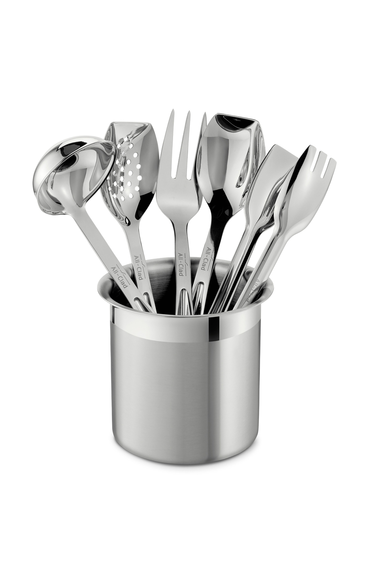 All-Clad Cook & Serve 6-Piece Kitchen Tool Set - Silver