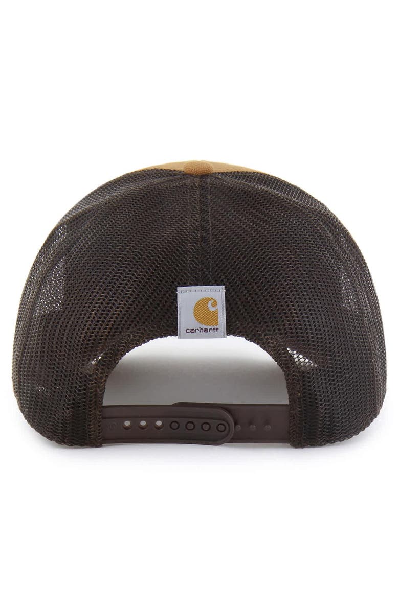 CARHARTT X 47 Men's Carhartt x '47  Brown Detroit Tigers Trucker Adjustable Hat, Alternate, color, Brown