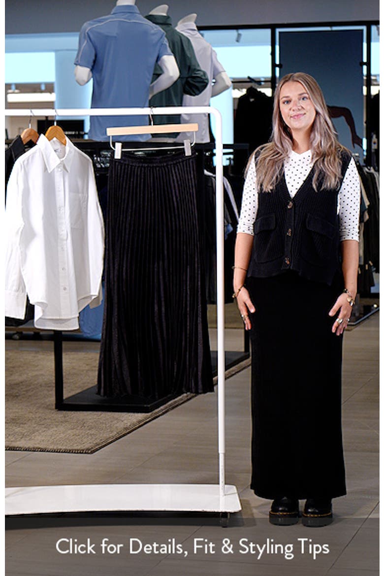 Alias Pleated Maxi Skirt video