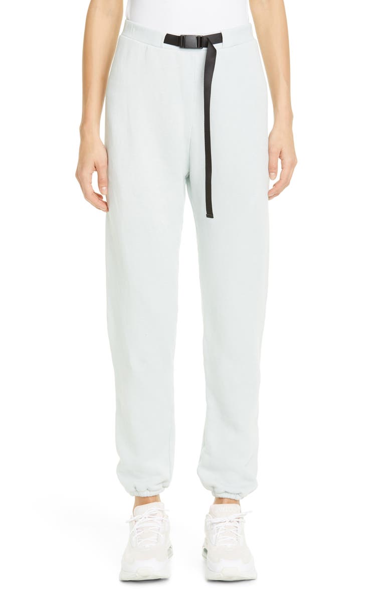 John Elliott Belted Cotton Blend Sweatpants, Main, color,