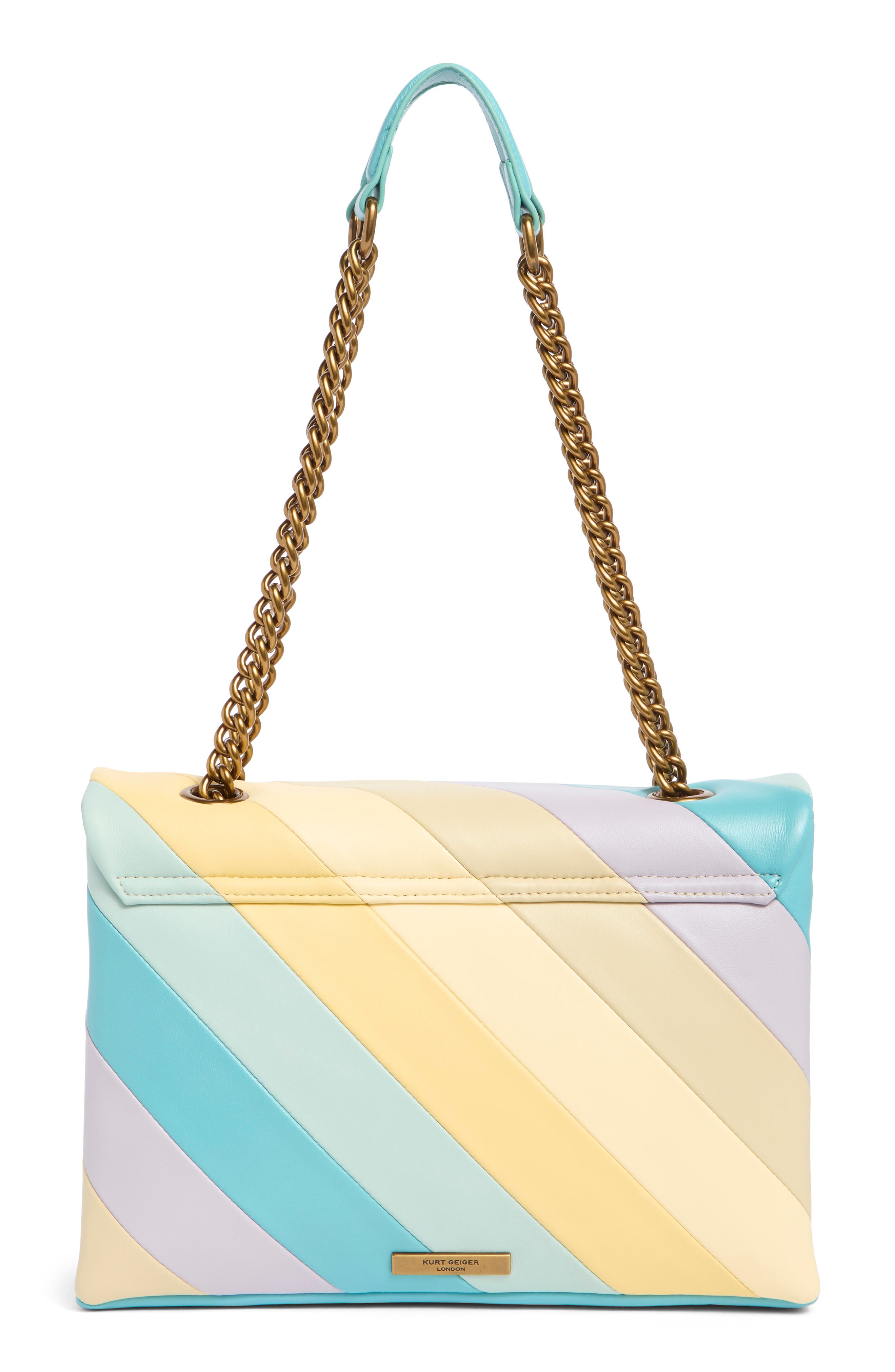 Kurt Geiger London Large Kensington Convertible Leather Crossbody Bag, Alternate, color, 