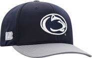 TOP OF THE WORLD Men's Top of the World Navy/Gray Penn State Nittany Lions Two-Tone Reflex Hybrid Tech Flex Hat