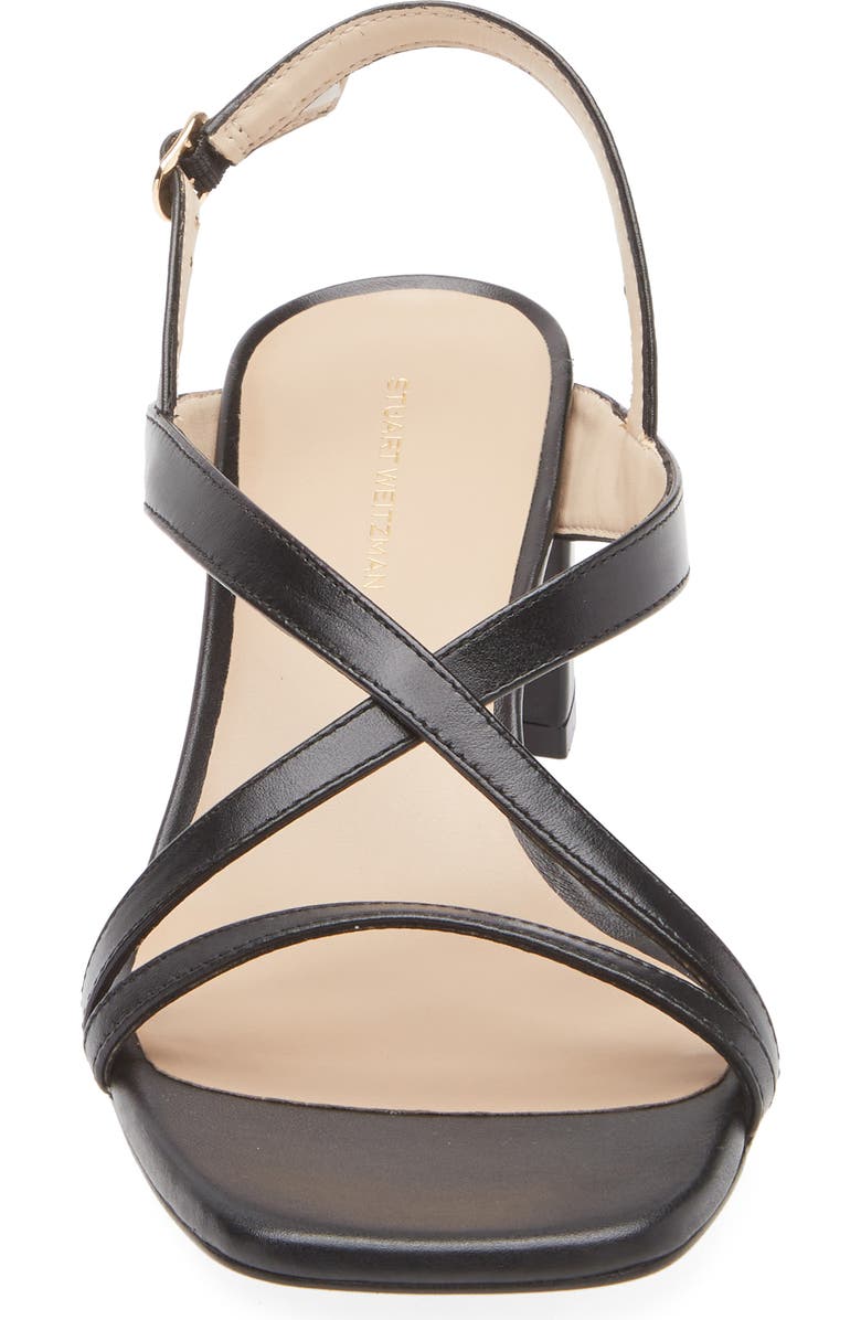 Stuart Weitzman Oasis 50 Block Heel Sandal, Alternate, color,
