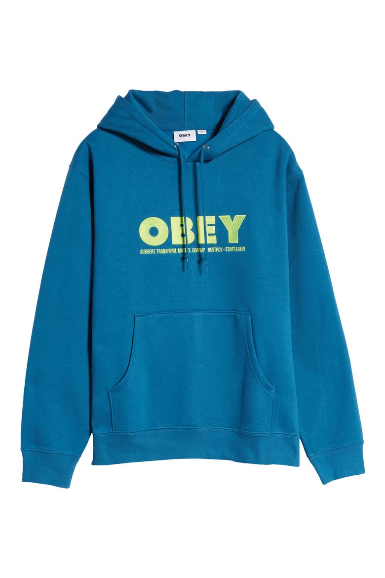 Hubbs Logo Hoodie, Alternate, color, SAPPHIRE
