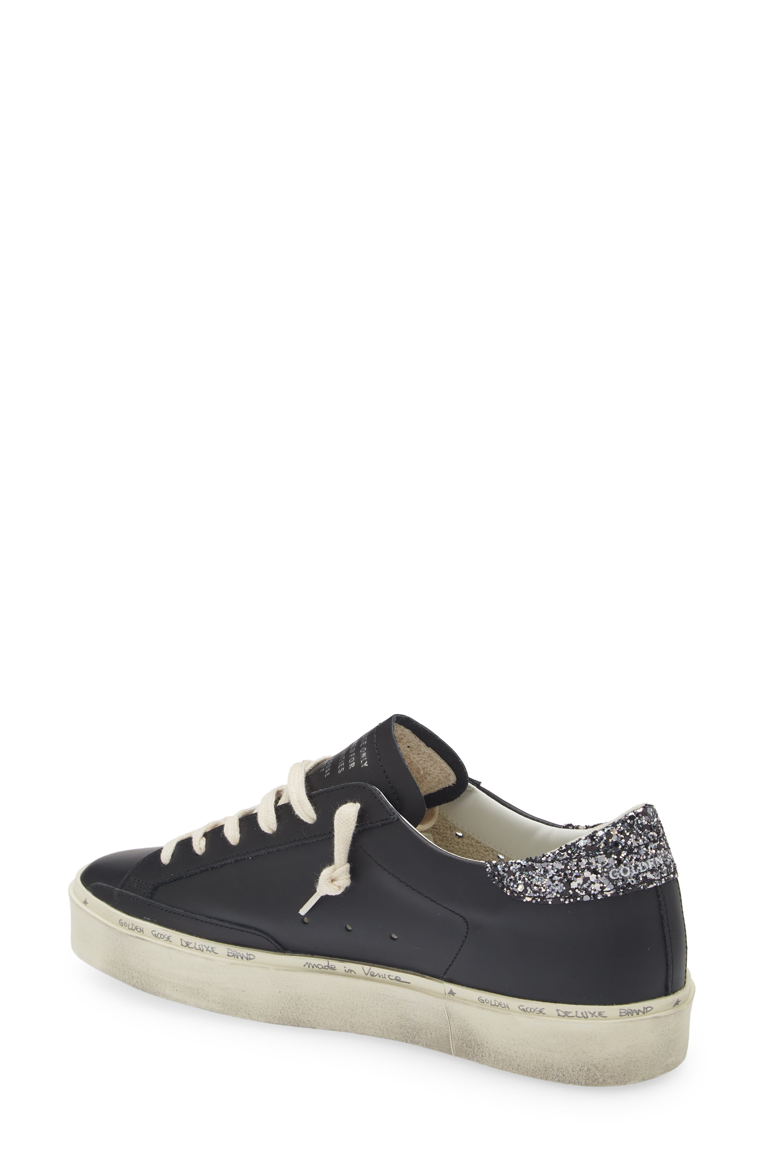 Golden Goose Hi Star Low Top Sneaker, Alternate, color, Black