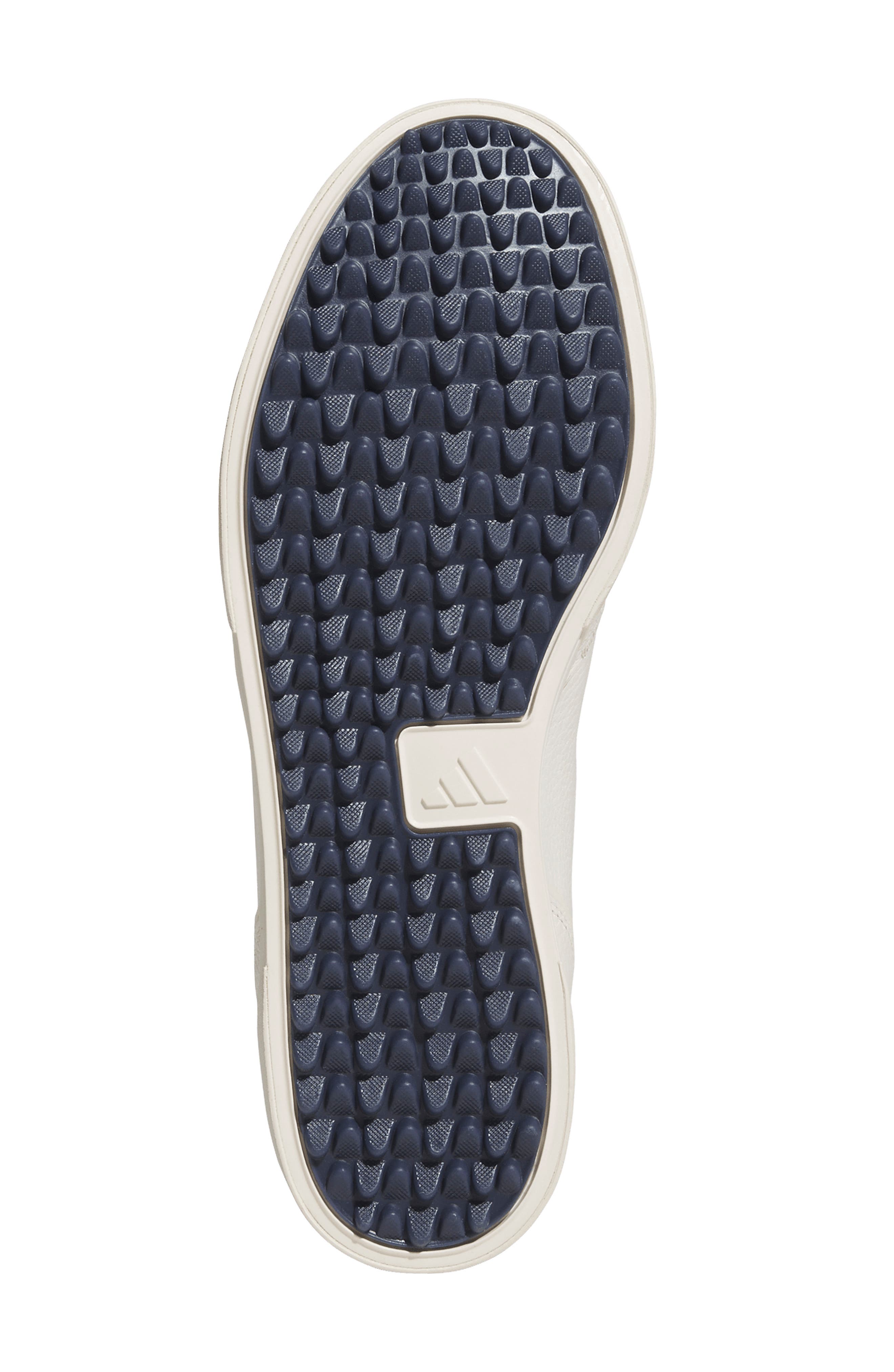 adidas Retrocross 25 Spikeless Golf Shoe, Alternate, color, White/ Indigo