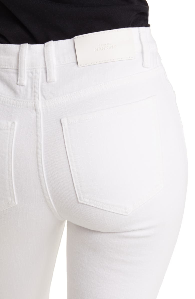 7 For All Mankind Easy Slim Straight Leg Jeans, Alternate, color, Brilliant White