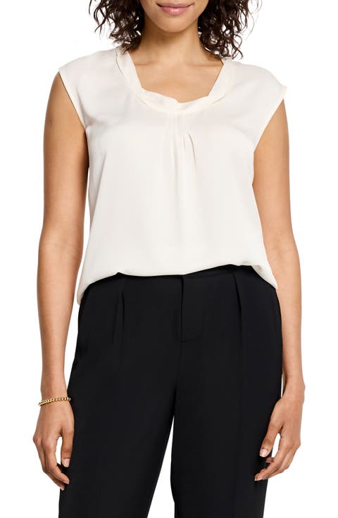 Sleeveless Chiffon Top