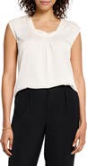 NIC+ZOE Sleeveless Chiffon Top