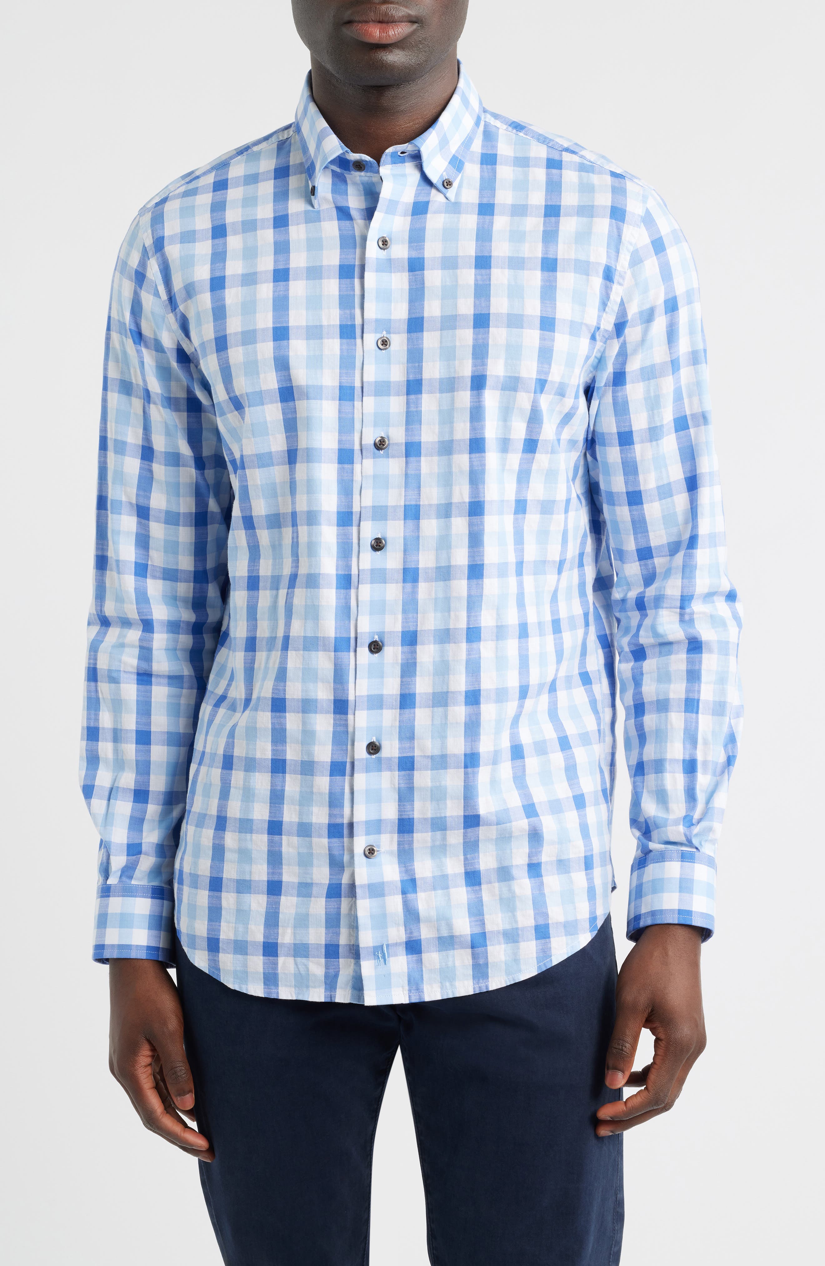Candler Plaid Button-Down Shirt - image 3