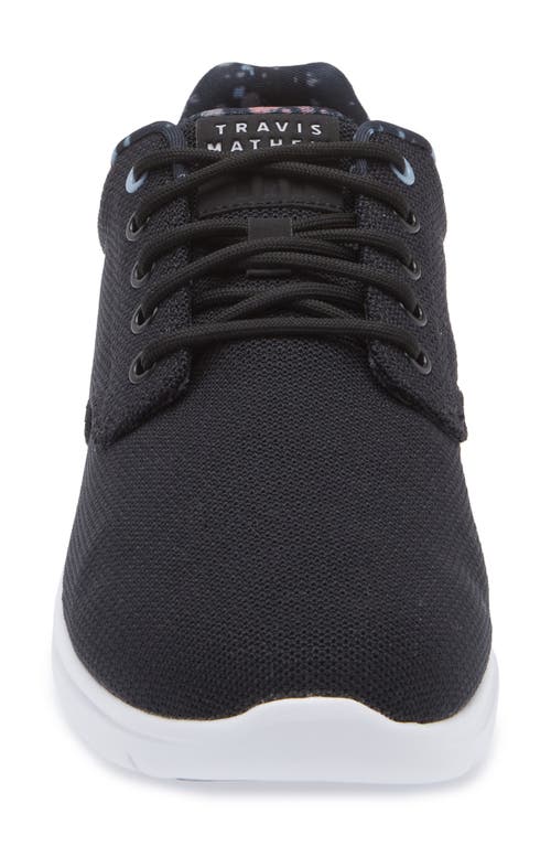 Travismathew The Daily Ii Knit Sneaker In Black/splatter