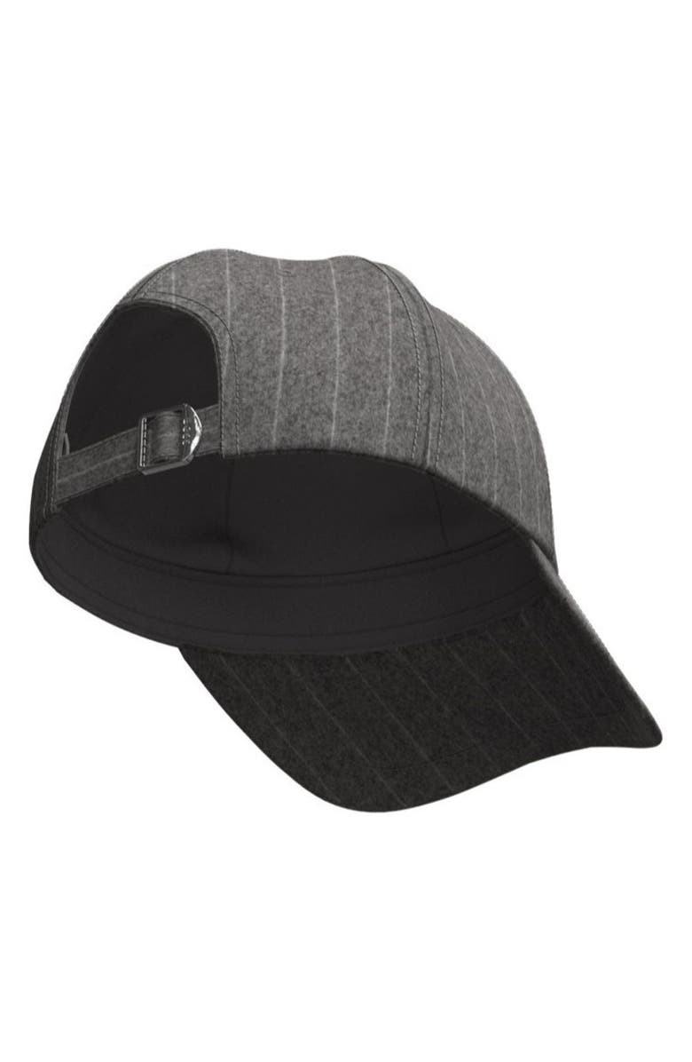 BOSS Zed Pinstripe Performance Baseball Cap, Alternate, color, Medium Grey