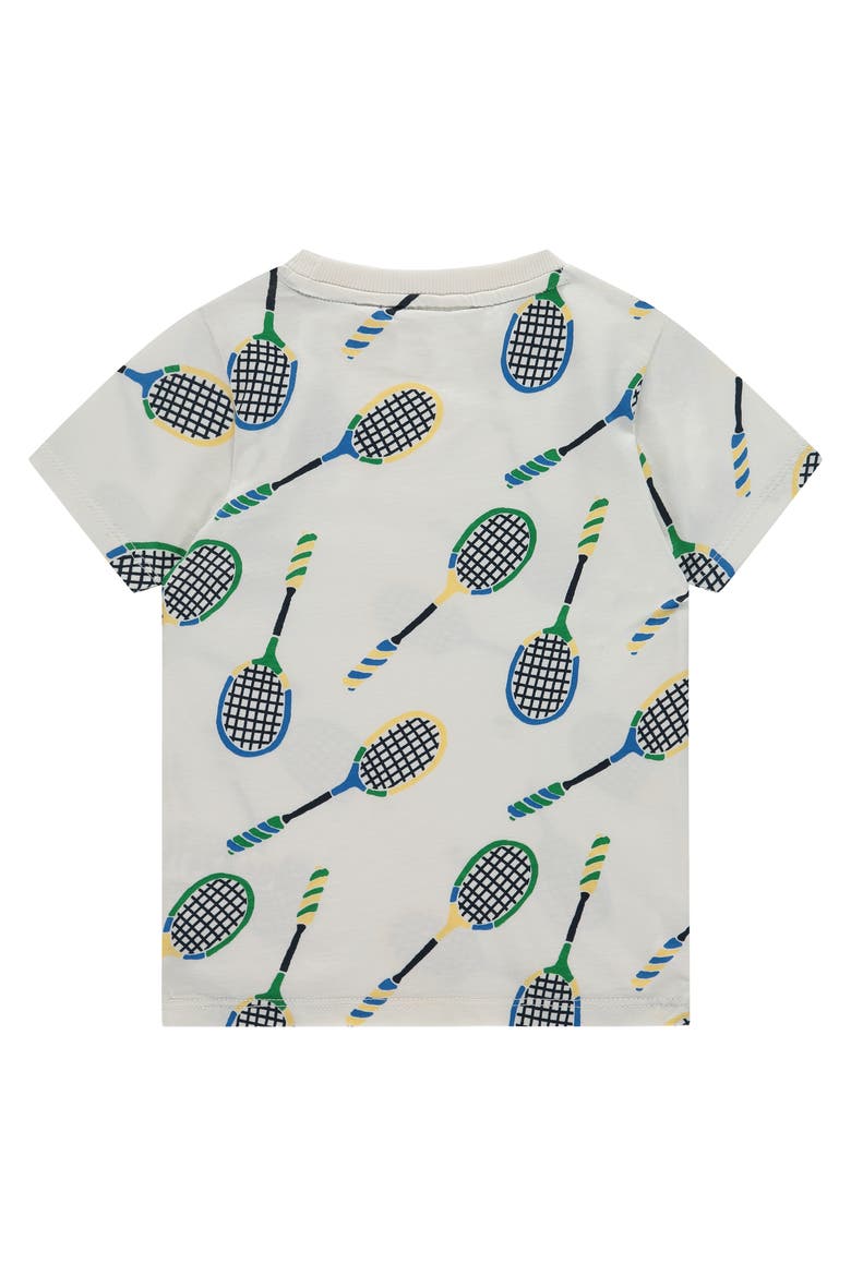 Allover Print T-Shirt, Alternate, color, Racquet in Cloud
