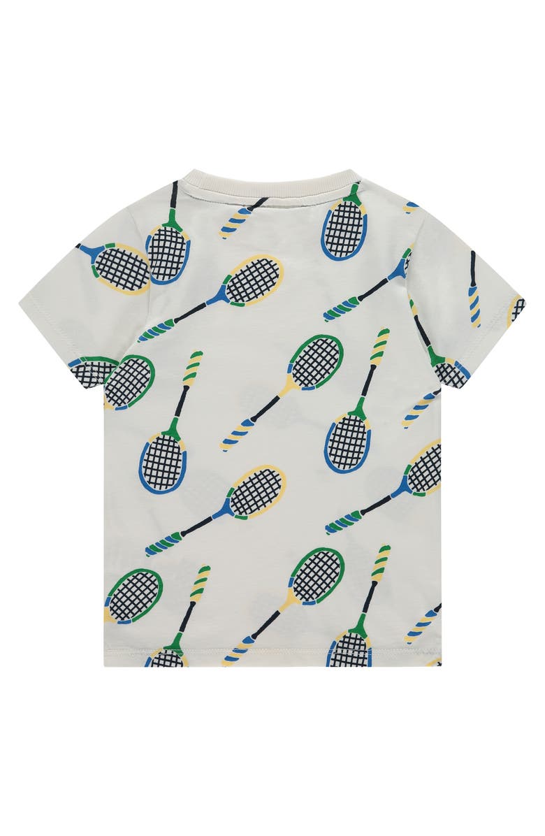 Stains and Stories by Babyface Allover Print T-Shirt, Alternate, color, Racquet In Cloud