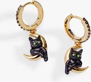 Alex and Ani Celestial Cat Huggie Earring