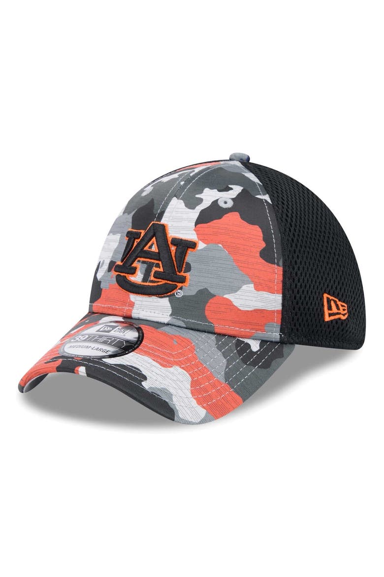 Men's New Era Camo/Black Auburn Tigers Active 39THIRTY Flex Hat, Main, color, Camo