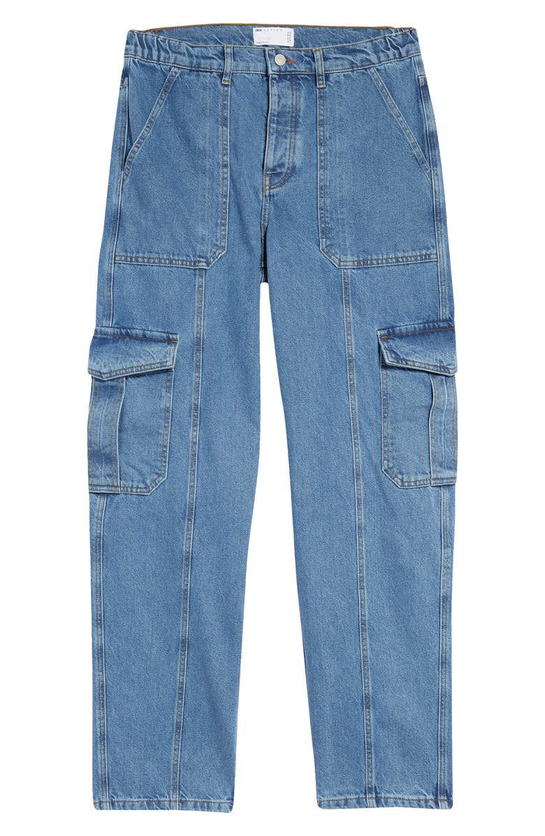 ASOS DESIGN Men's Baggy Cargo Jeans, Alternate, color,