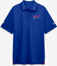 Nike Men's Nike Royal Buffalo Bills Sideline Powerful Blocking Dri-FIT Tour Polo