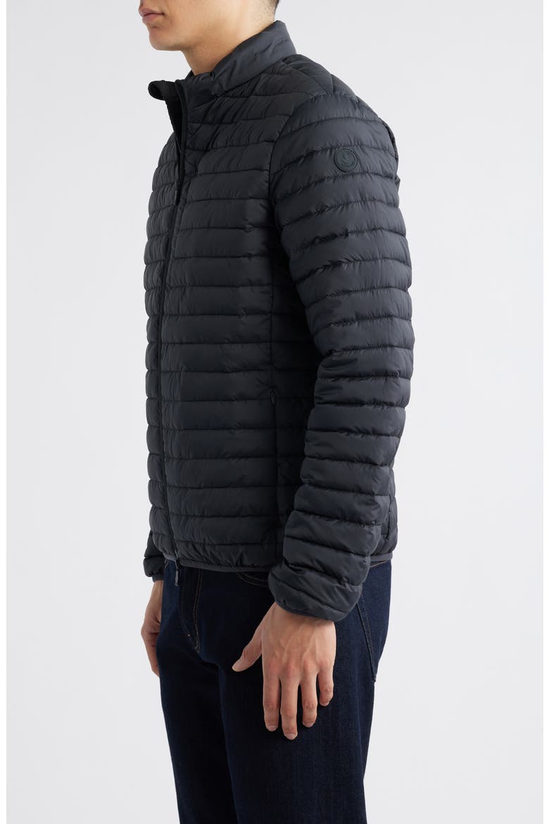 Cole Quilted Puffer Jacket, Alternate, color, BLACK