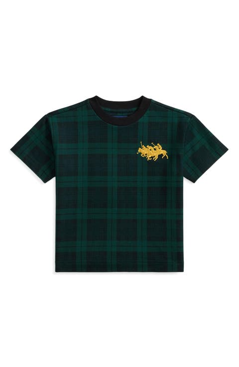 Kids' Tartan Heavyweight Jersey T-Shirt