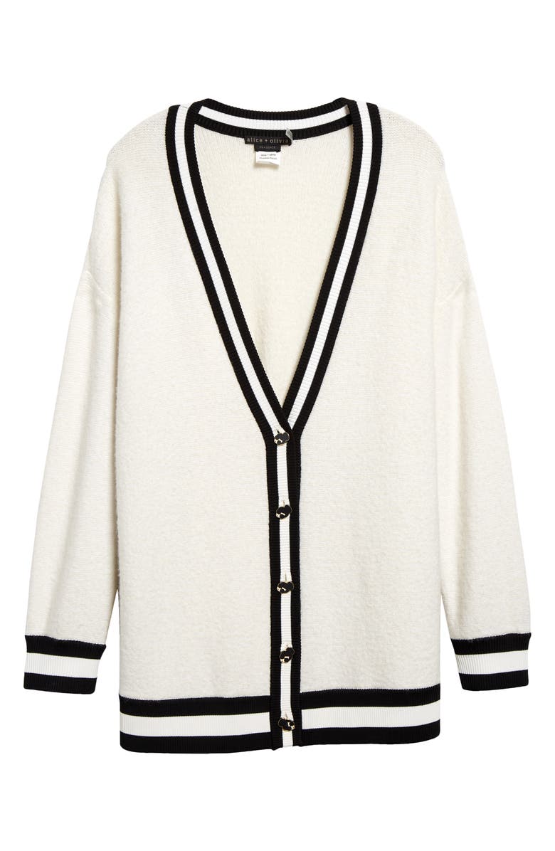 Alice + Olivia Barry Oversize Cardigan, Alternate, color, 