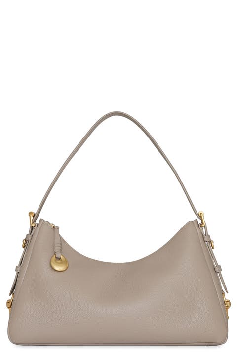 Large Mia Leather Shoulder Bag