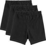 Mightly Organic Cotton GIrls Bike Shorts 3-pk