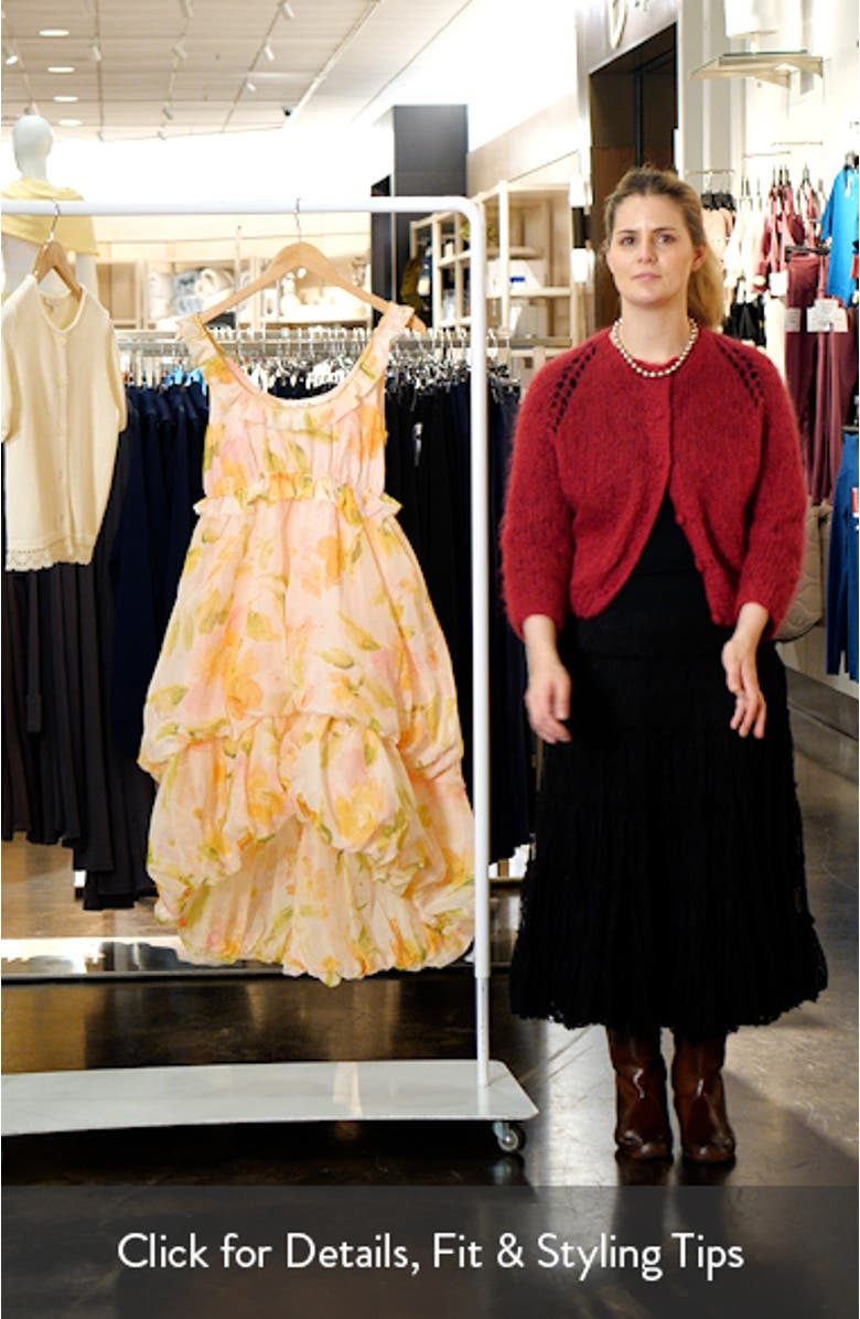 Serenidy Floral High-Low Dress, sales video thumbnail