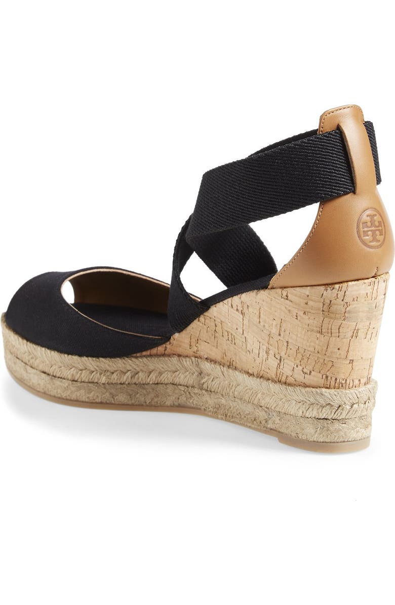 Tory Burch Peep Toe Sandal, Alternate, color,