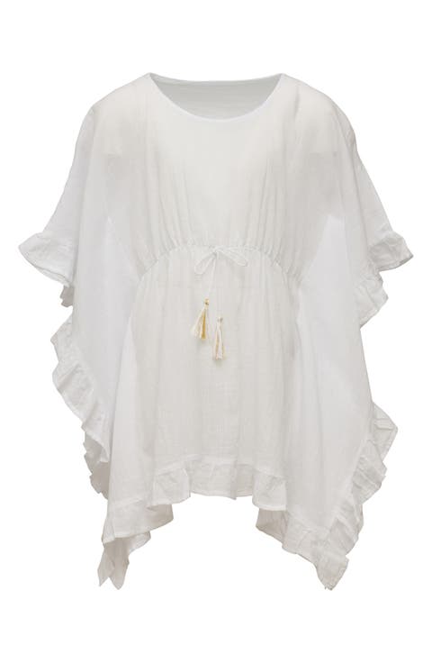 Kids' Ruffle Cotton Cover-Up Dress (Little Kid)