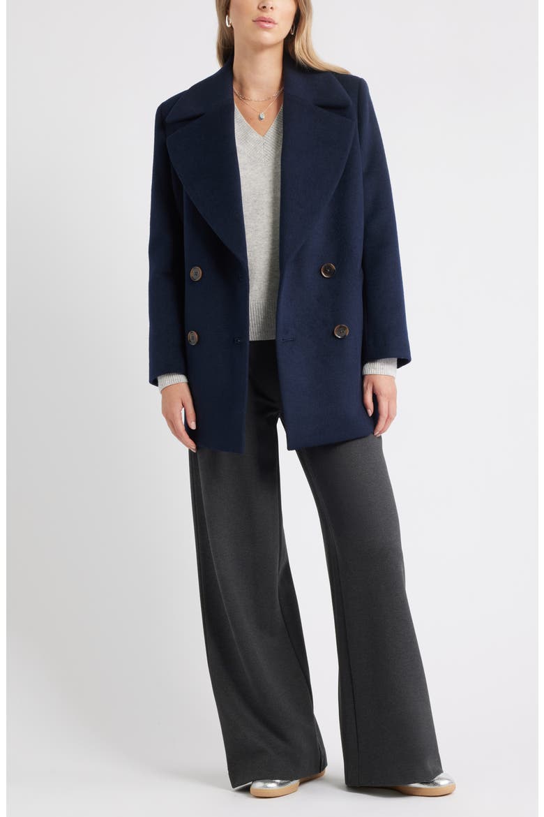 V-Neck Wool & Cashmere Sweater, Alternate, color, GREY LIGHT HEATHER