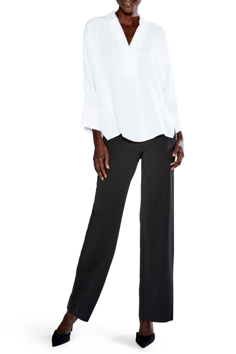 Work It Wide Leg Trousers, Alternate, color, BLACK ONYX