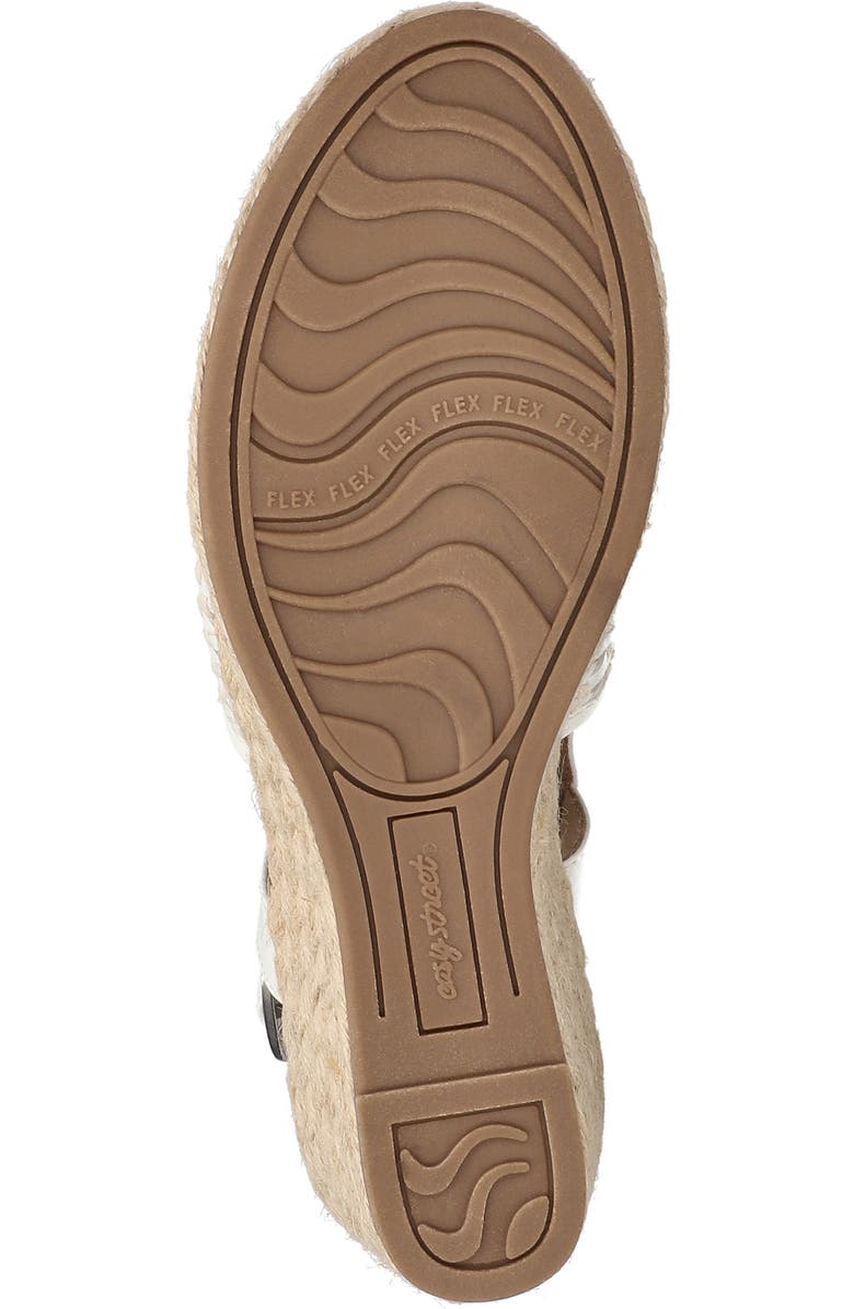 EASY STREET Taffy Slingback Espadrille Wedge Sandal, Alternate, color, White