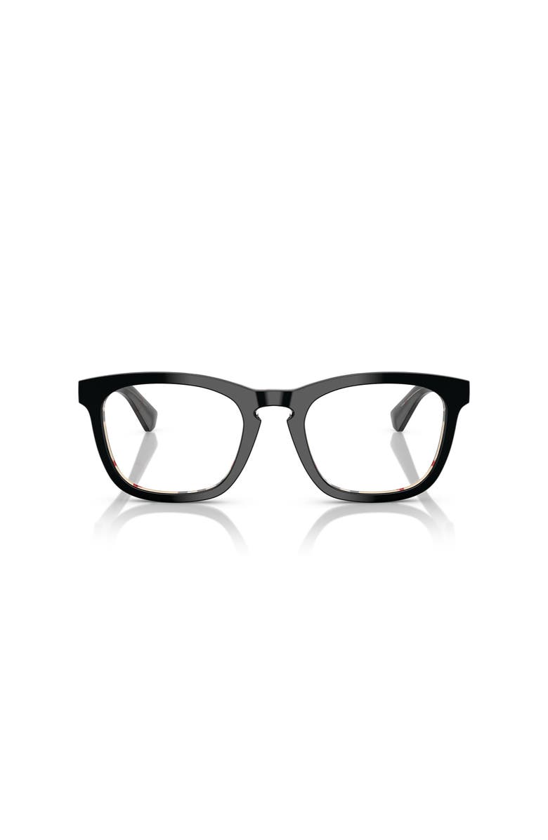 Burberry 51mm Square optical glasses, Alternate, color, Black