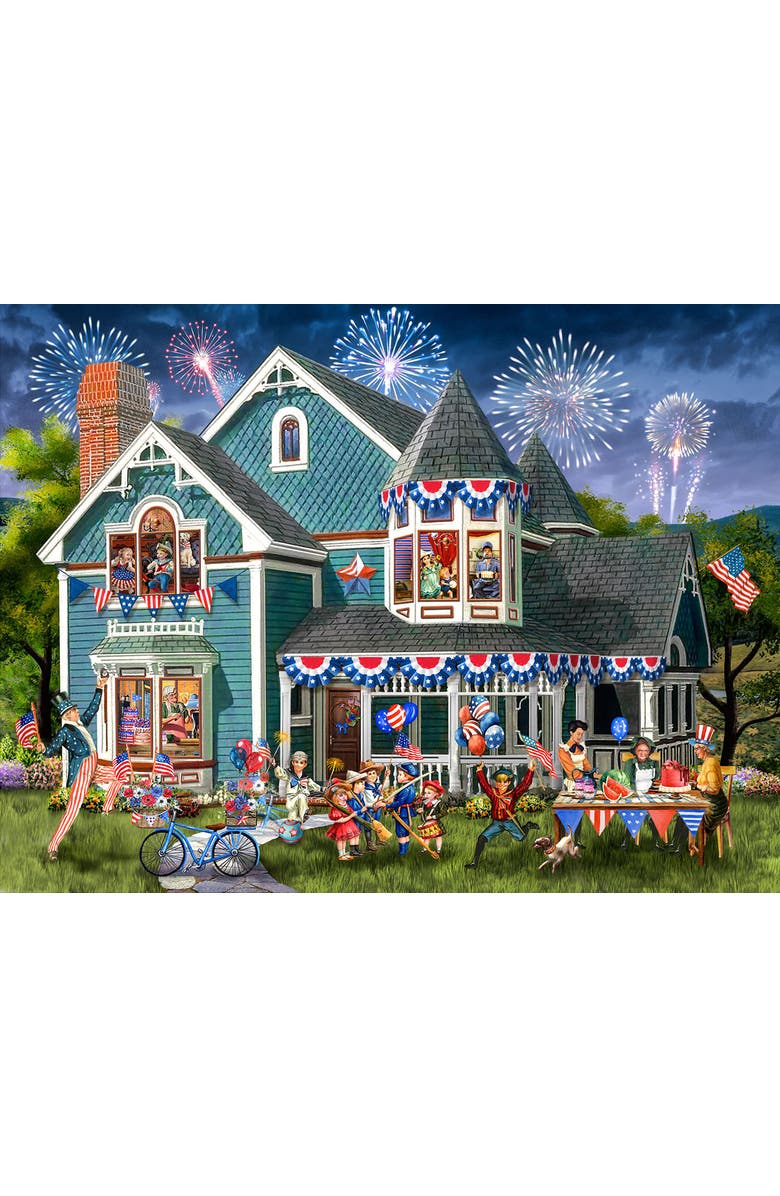 Sunsout Old time Celebration 500 piece Jigsaw Puzzle for Adults, Alternate, color, Multicolor