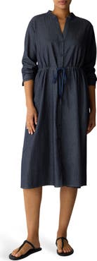 Eileen Fisher Organic Cotton Midi Shirtdress