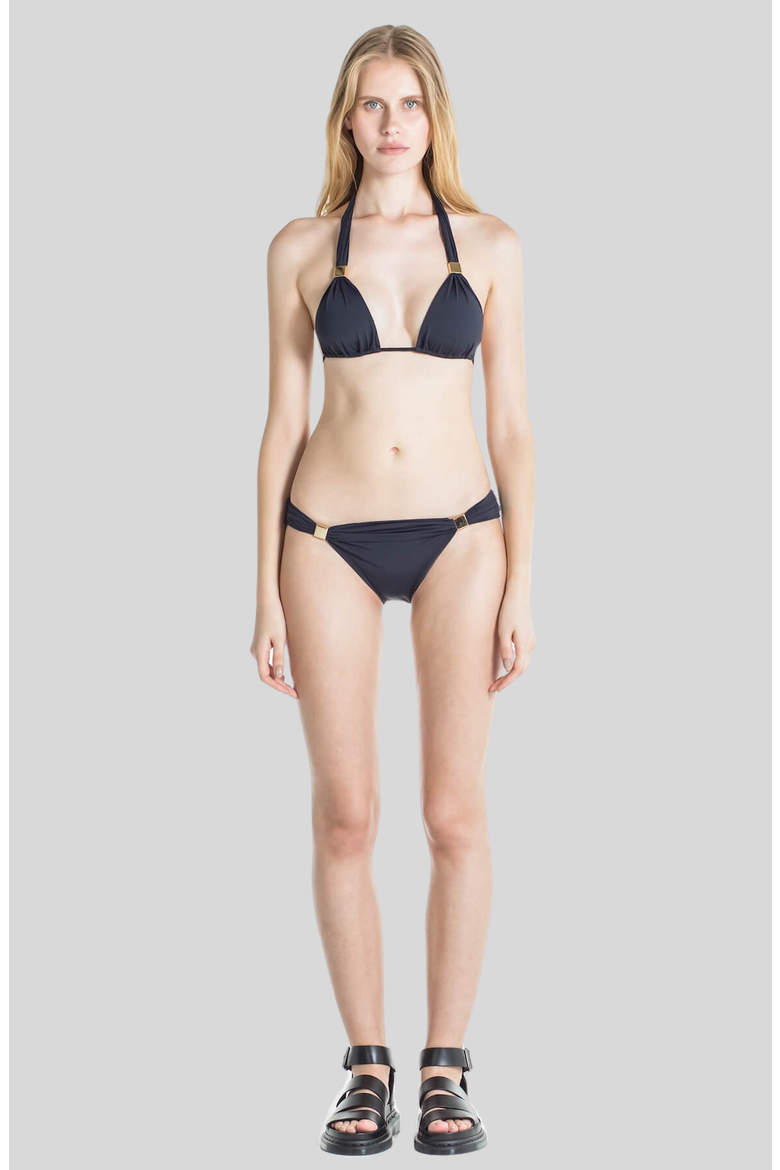 Nina Classic Brief Bikini Bottom, Main, color, Black