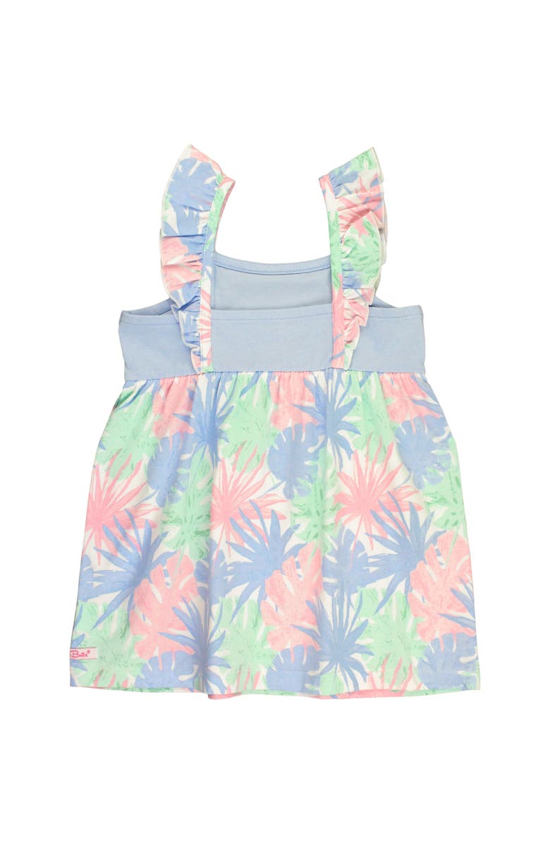 RuffleButts Toddler Ruffle Strap Mixed Print Dress, Alternate, color,