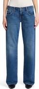 7 For All Mankind Low Rise Straight Leg Jeans
