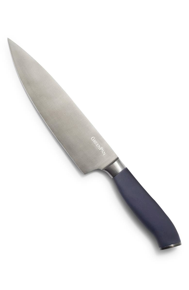GreenPan Titanium Coated Chef's Knife, Main, color, Grey
