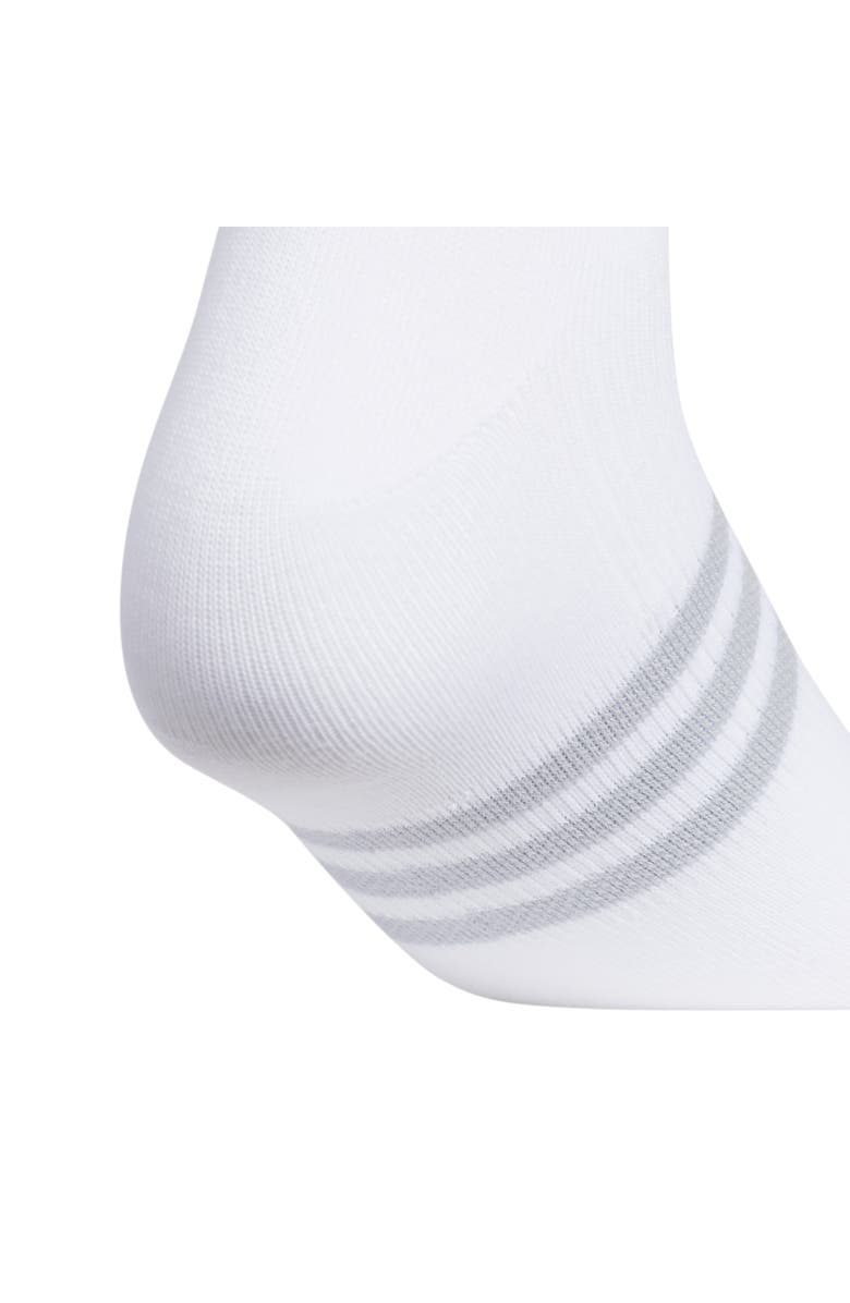 adidas 6-Pack Superlite Quarter Performance Socks, Alternate, color, White