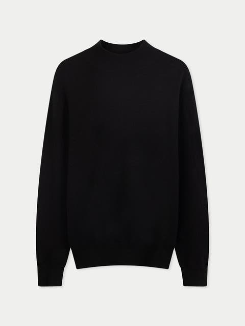 Timeless Mock Neck Cashmere Sweater