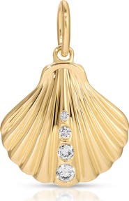 EF Collection Diamond Shell Pendant