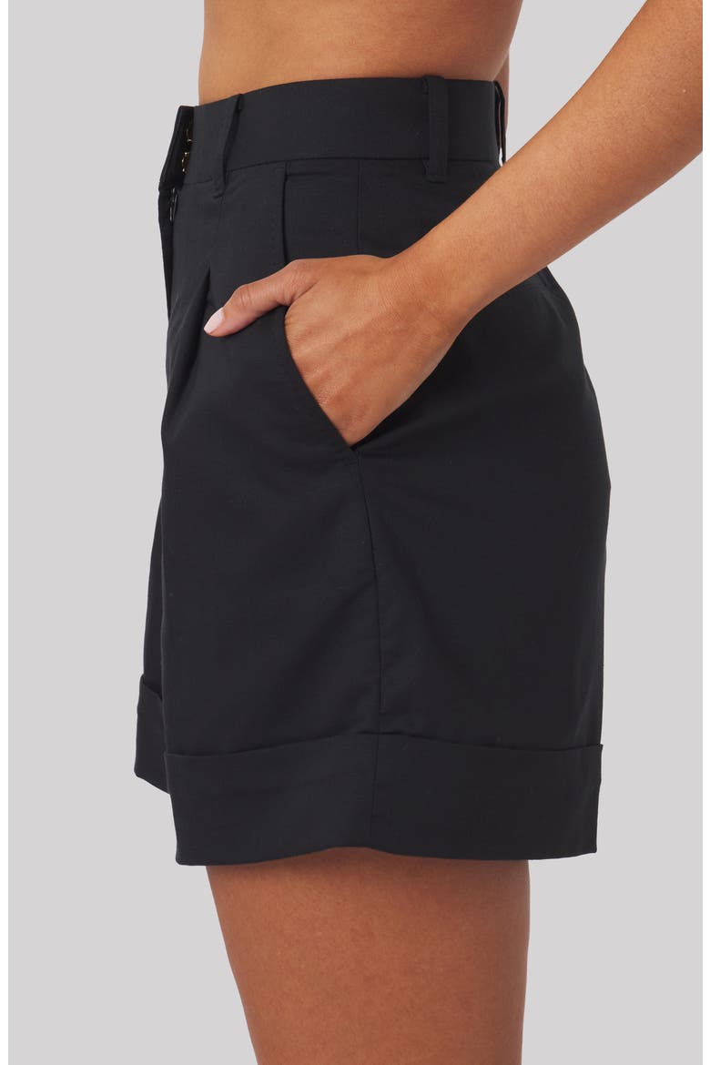 Caroline Shorts, Alternate, color, BLACK
