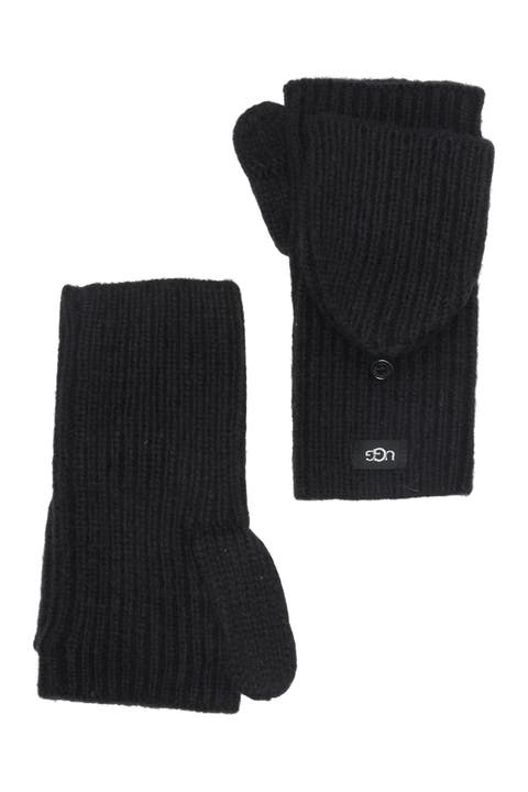 UGG Cozy Ribbed Knit Flip Mittens