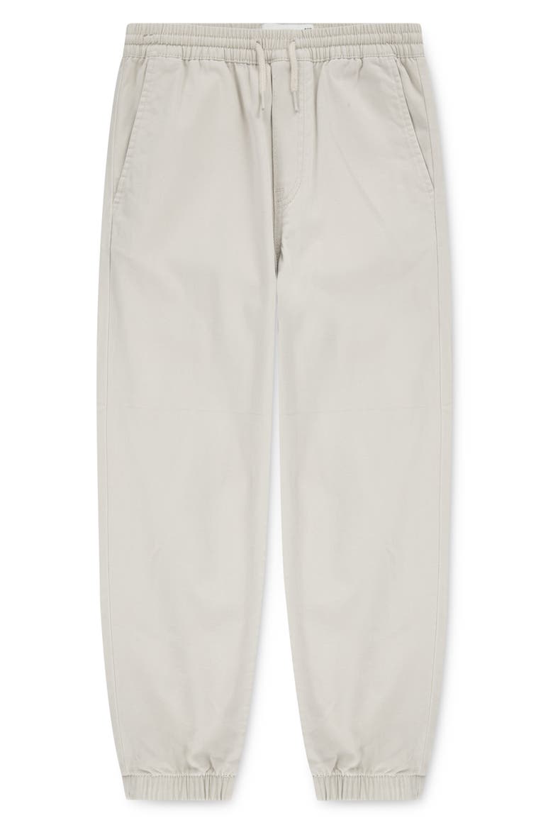 Kids' Slim Stretch Twill Joggers, Main, color, PUMICE STONE